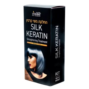 החלקה סילק קרטין ללא פורמלין ויטמינס