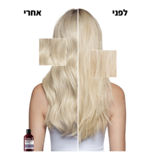 לפני אחרי שמפו סילבר ספקטרום - CENT HAIR
